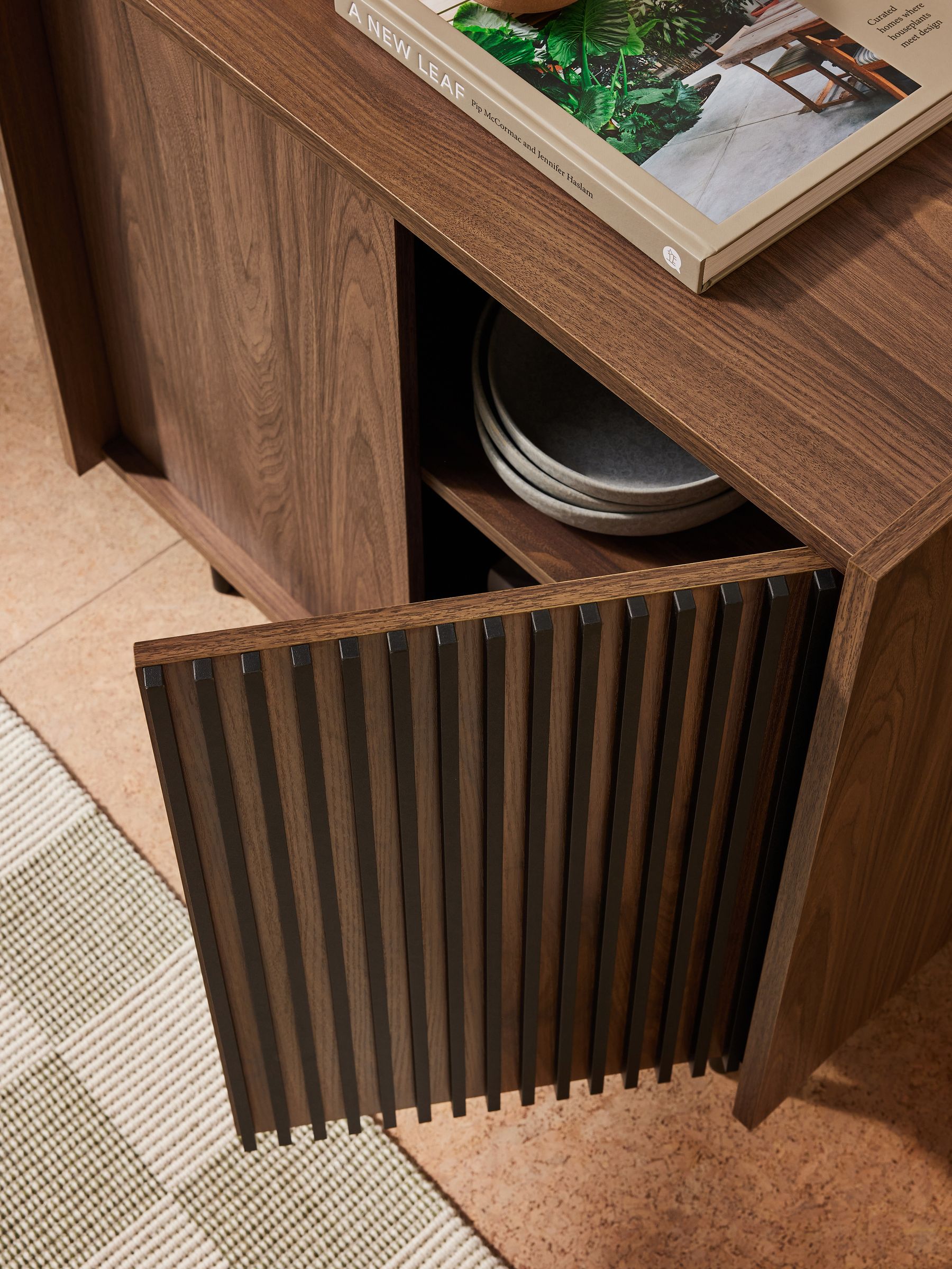 Blaze Small Sideboard in Dark Walnut Effect