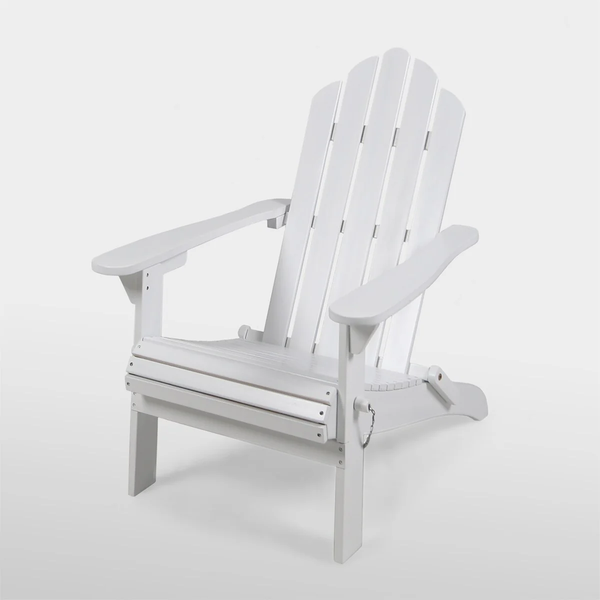 Outdoor Foldable Solid Wood Adirondack Chair Patio Chair
