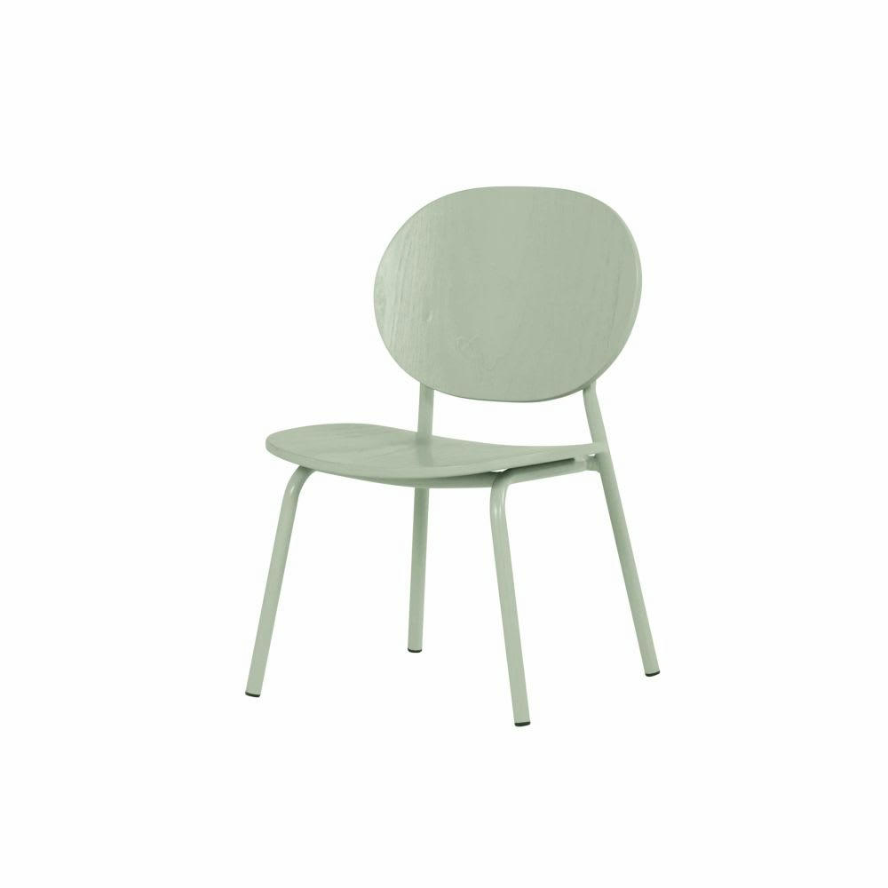 Cassy - Chaise enfant vert clair