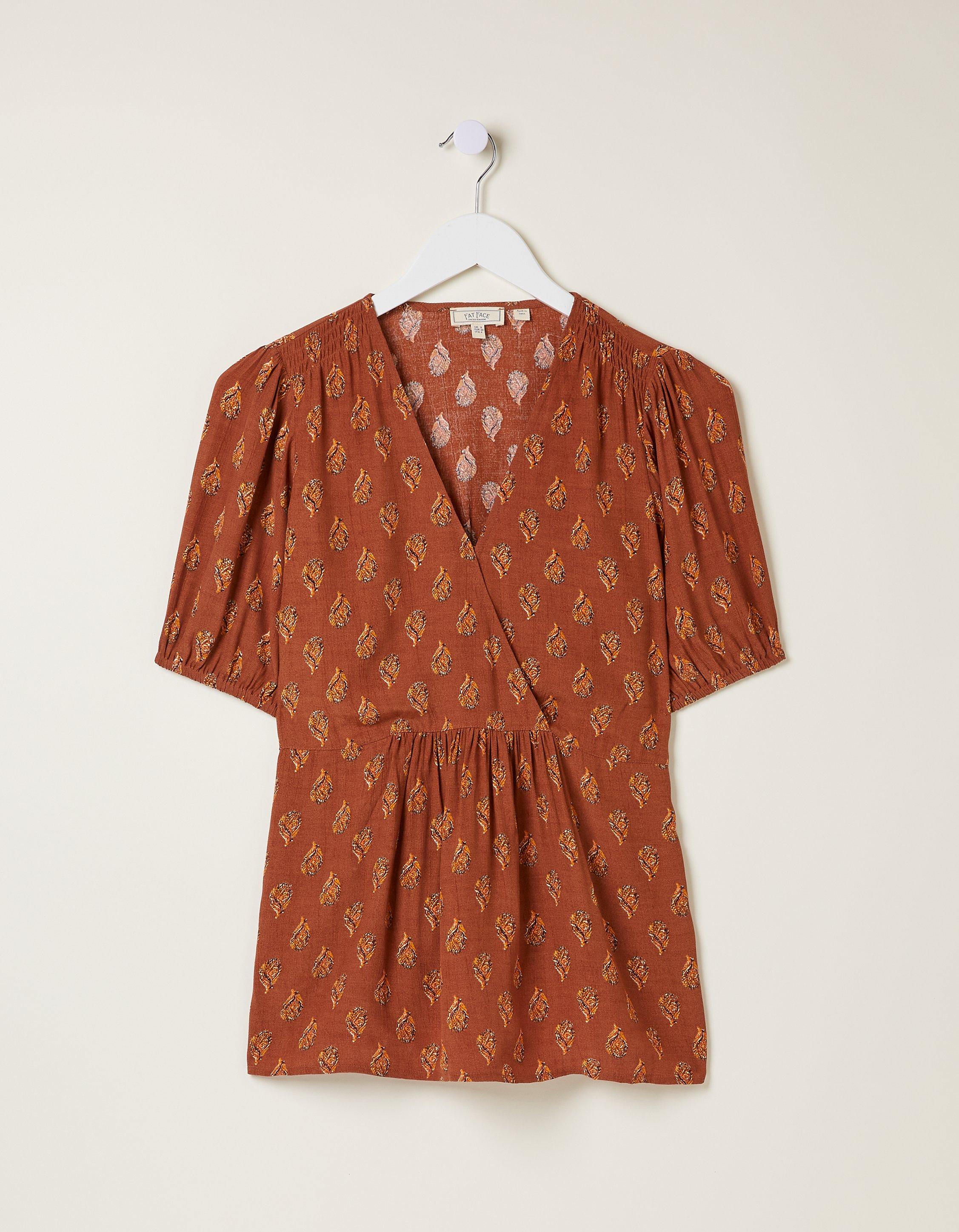 Bella Woodblock Blouse