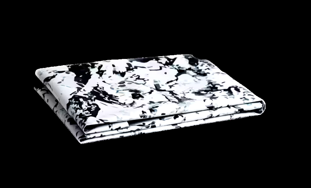 Certified Snow Camo Tarp, for Camping, 5.9-ft x 8-ft