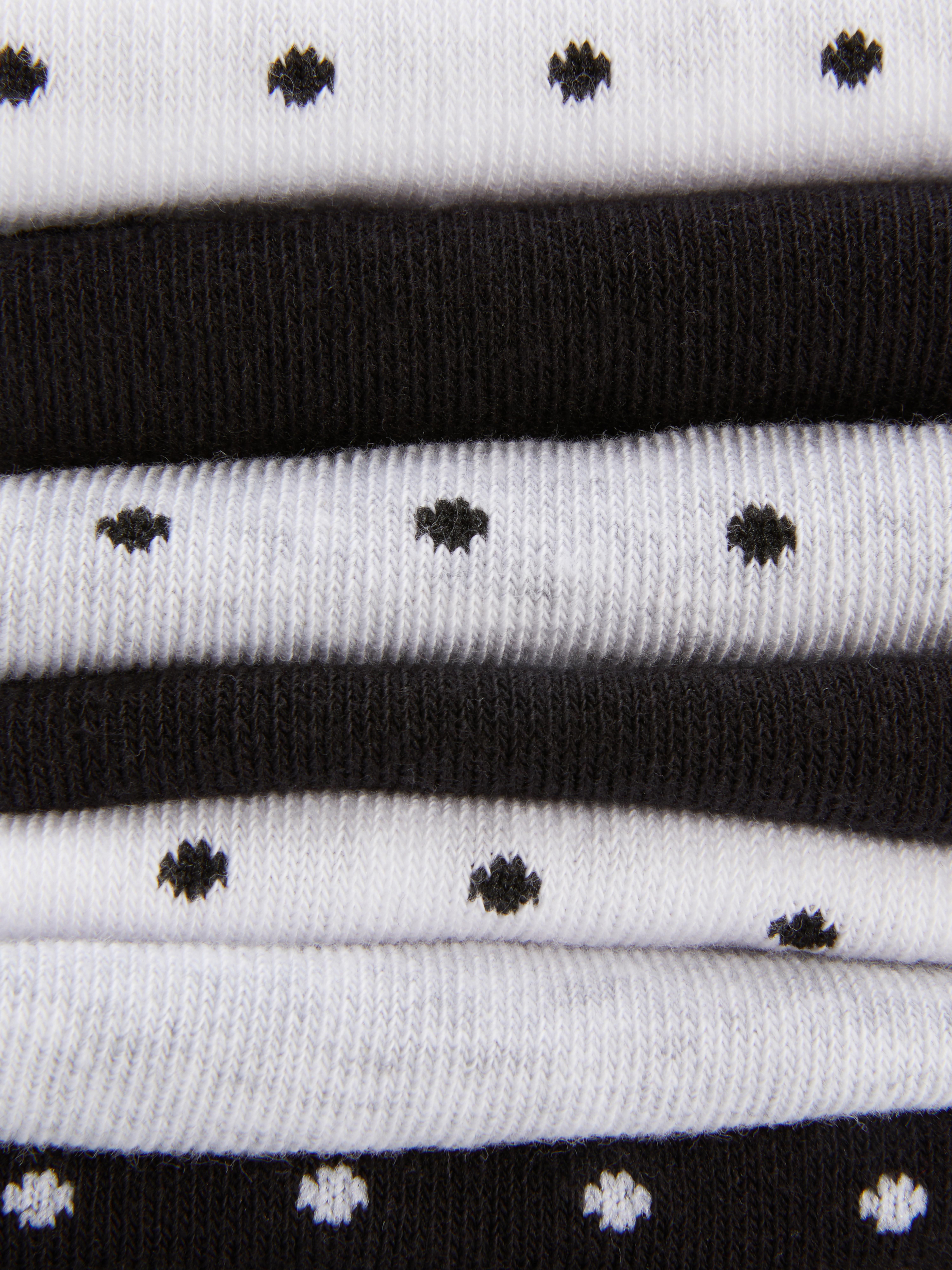 7-Pack Patterned Sneaker Socks