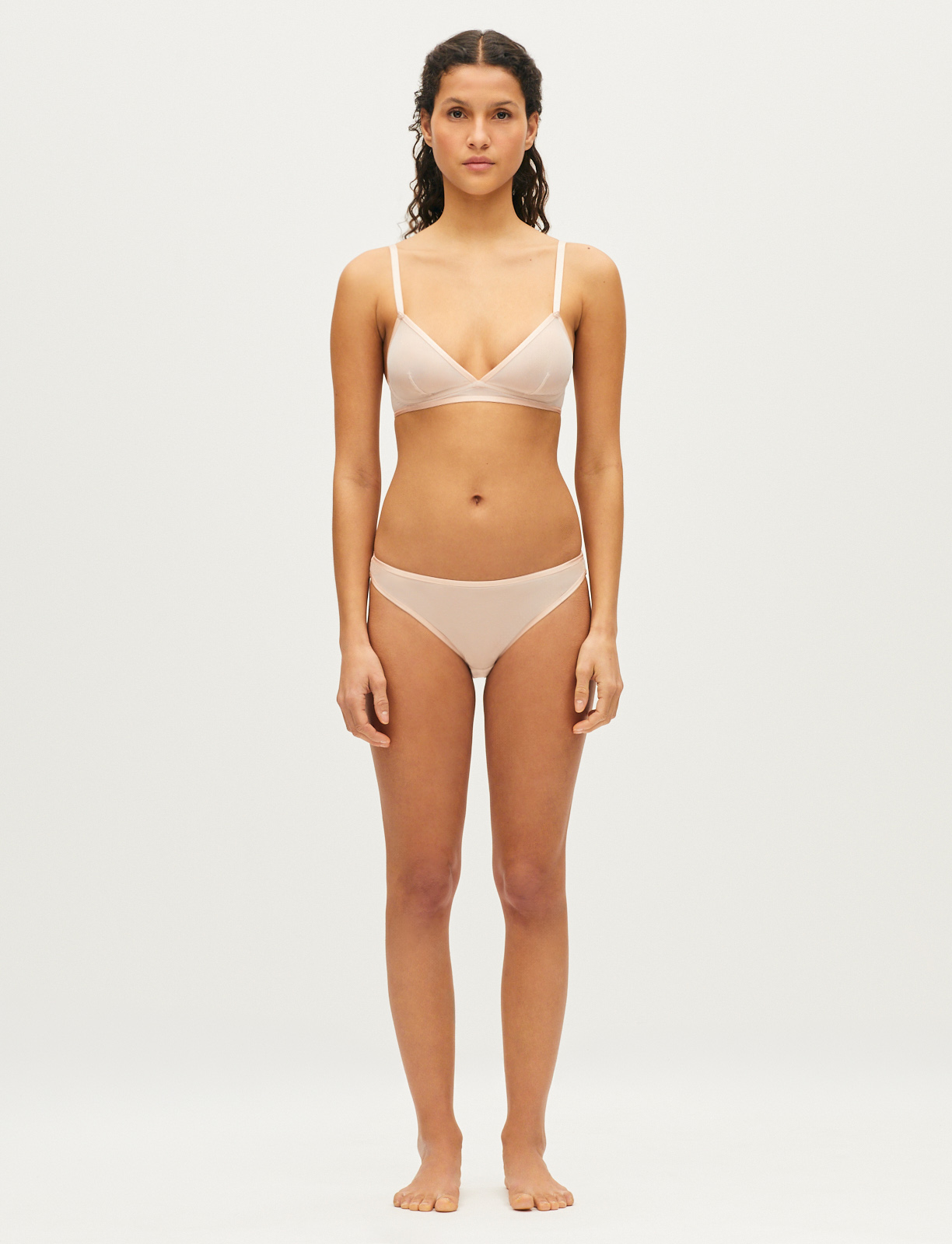 Culotte taille basse CHERI TULLE BICOLORE