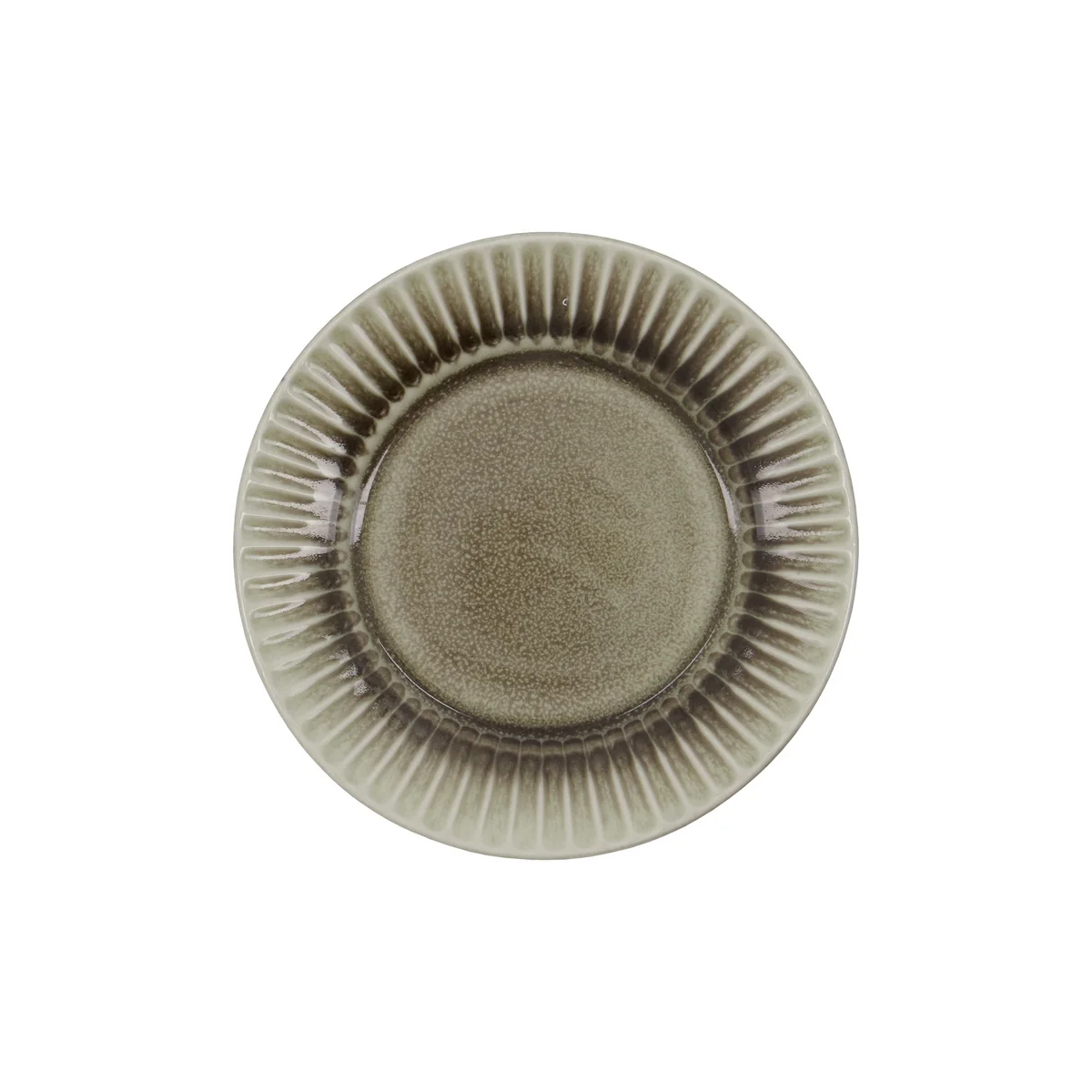 House Doctor - Pleat Kuchenteller Ø 16 cm, grau / braun
