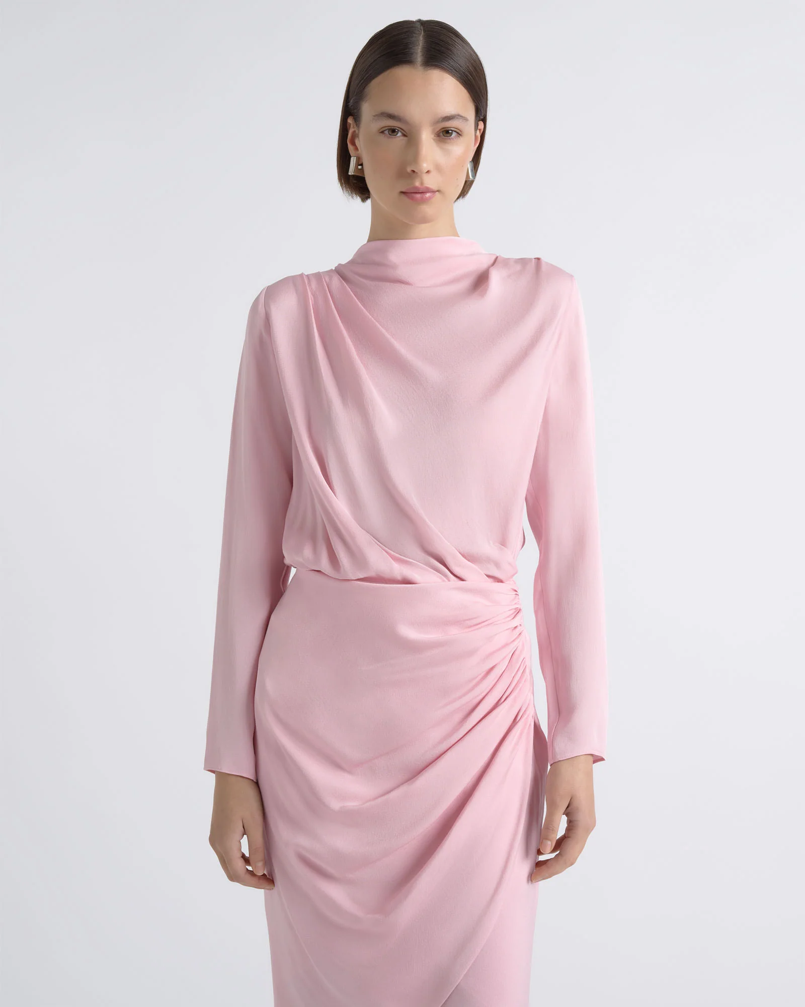 Drape Midi Dress