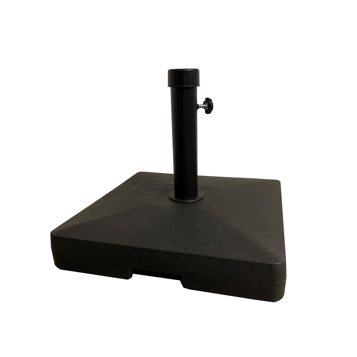 Hippo parasolvoet - beton - 25 kg - zwart