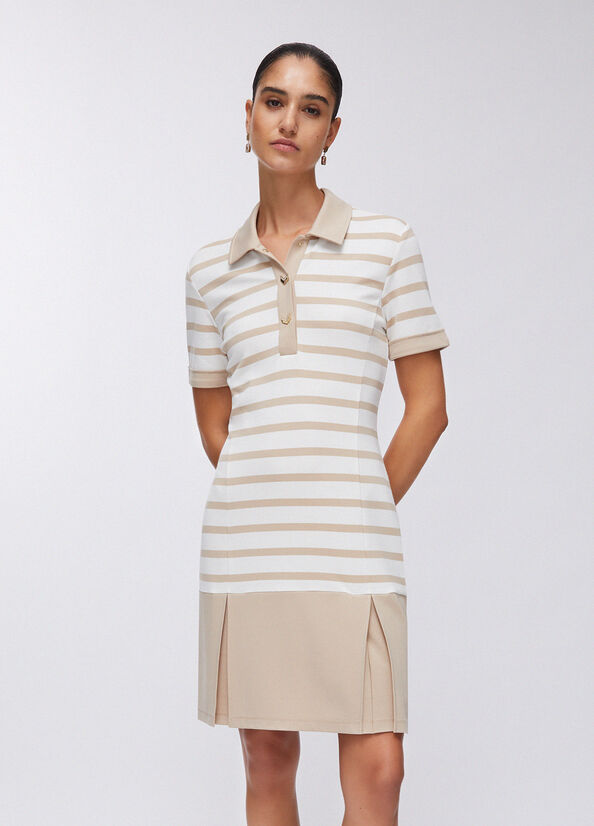Abito corto a righe