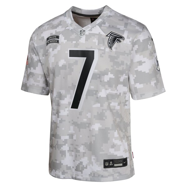 Bijan Robinson Atlanta Falcons Nike Youth 2024 Salute to Service Game Jersey - Arctic Camo