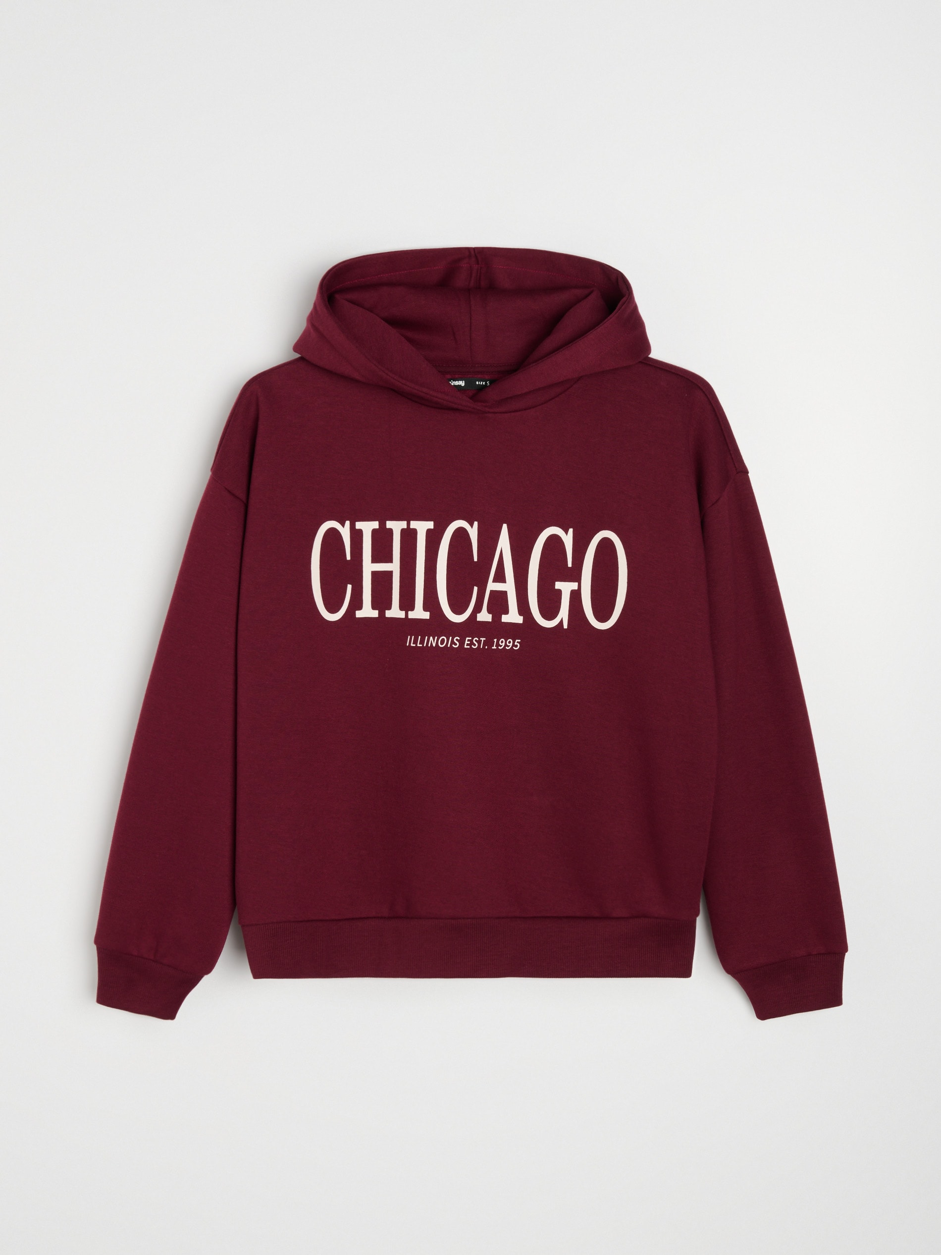 Bluza hoodie z napisem Chicago