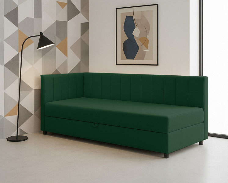 Tapczan NOLA zielony 80x200 cm