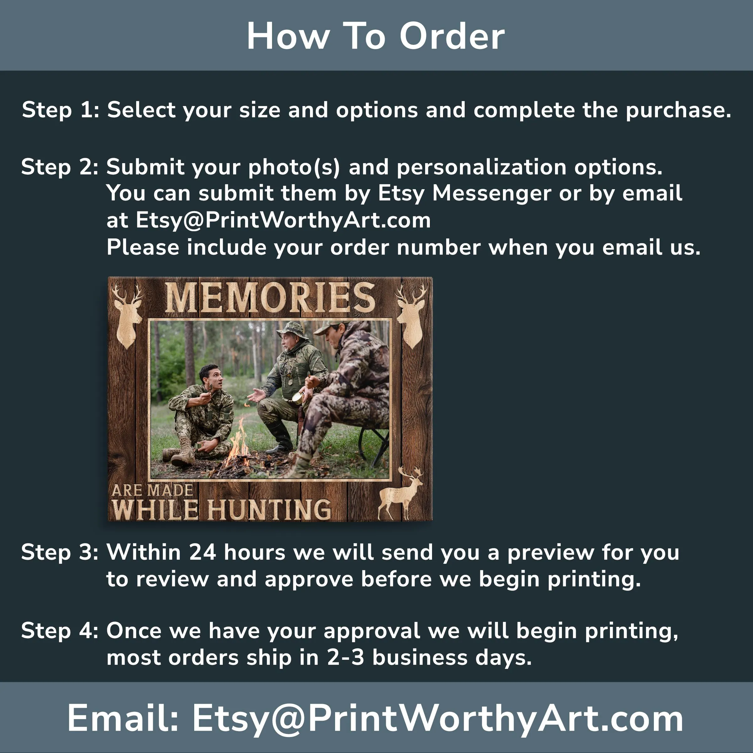 Personalized Birthday Gift For Husband Dad Boyfriend Deer Hunting Picture Frame For Buck Hunter Photo Collage Canvas Outdoorsman Wall Art