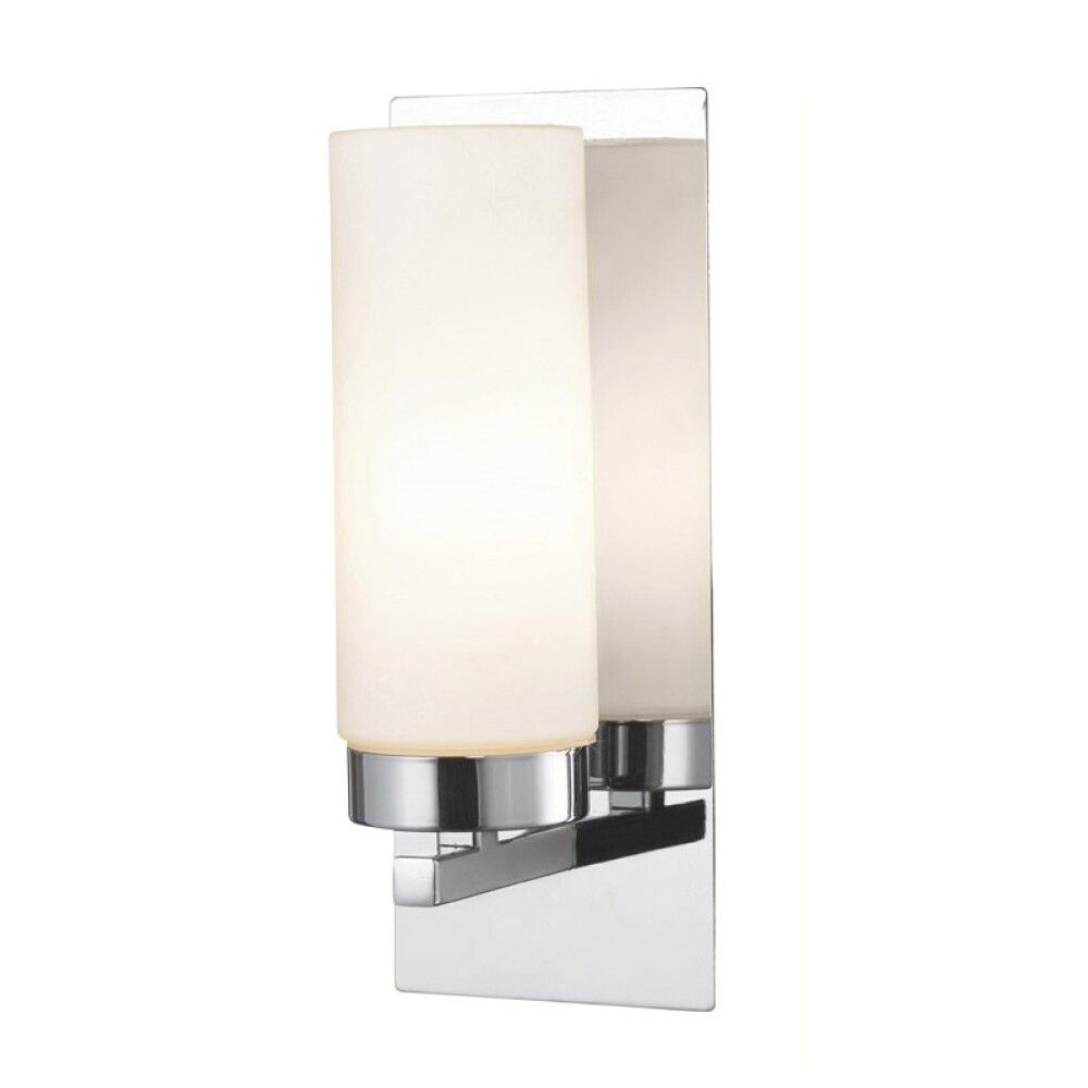 VEGGLAMPE MARKSLÖJD NORRSUNDET KROM/HVIT E14 IP44
