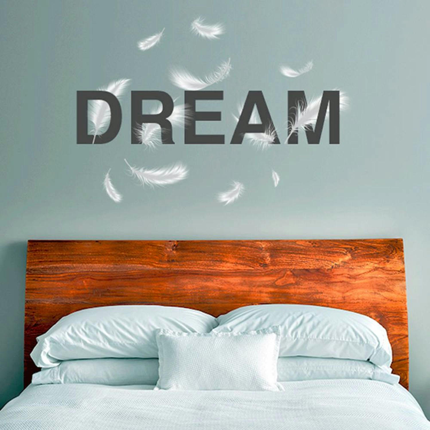 - Sticker moderne dream 70 x 20 cm blanc et noir