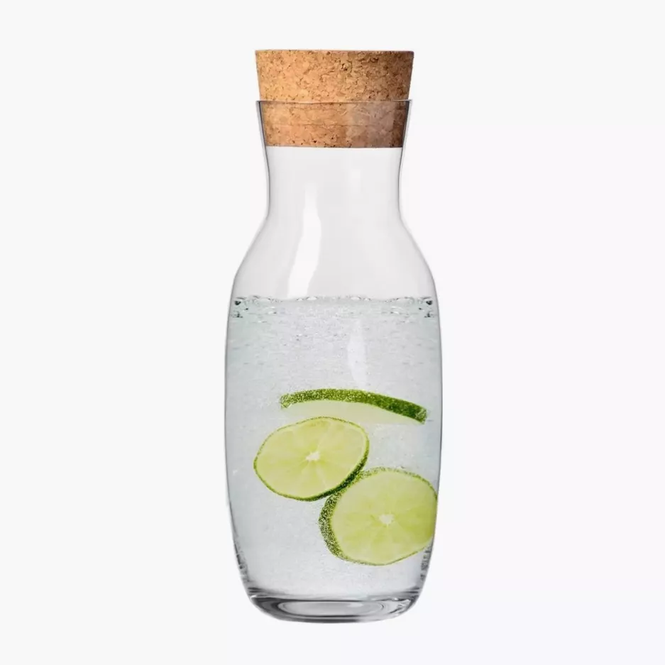 Karafka z korkiem naturalnym KROSNO PURE 1 l szklana