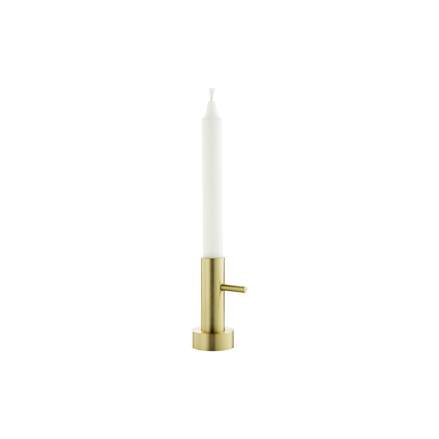Candle Holder Single #1, messing