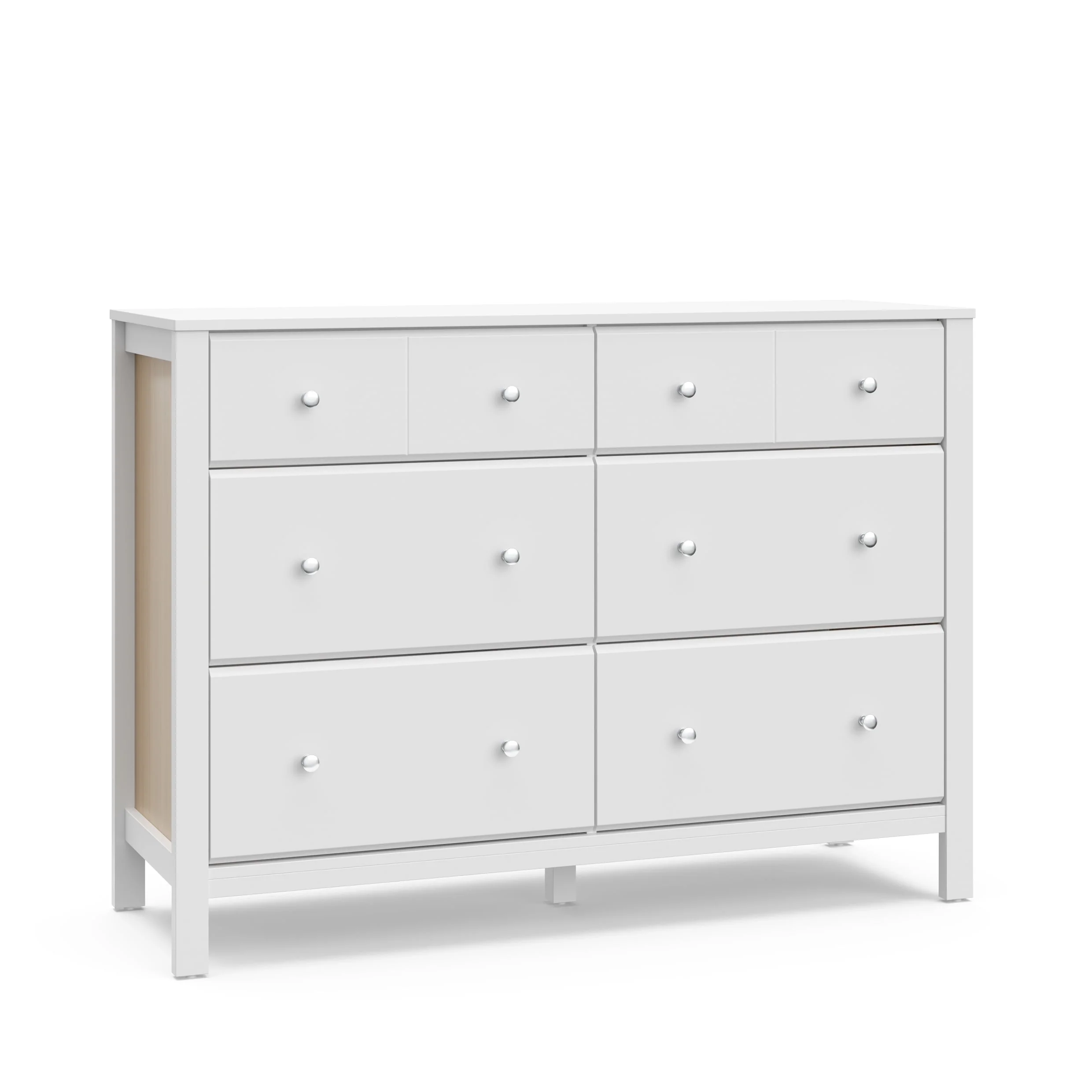 Storkcraft Horizon 6 Drawer Dresser - GREENGUARD Gold Certified, Interlocking Drawer System