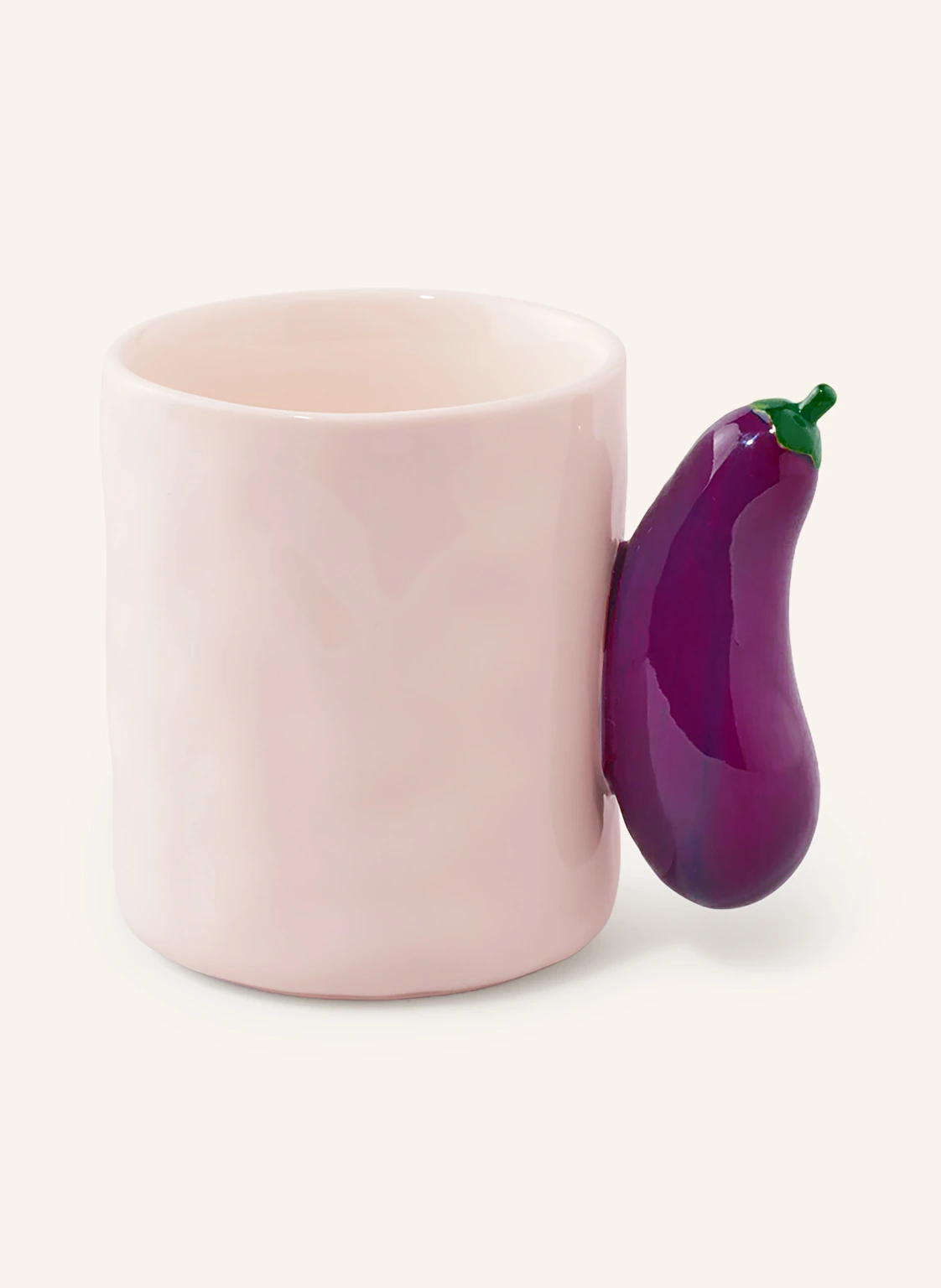 fluid MARKET Henkelbecher EGGPLANT