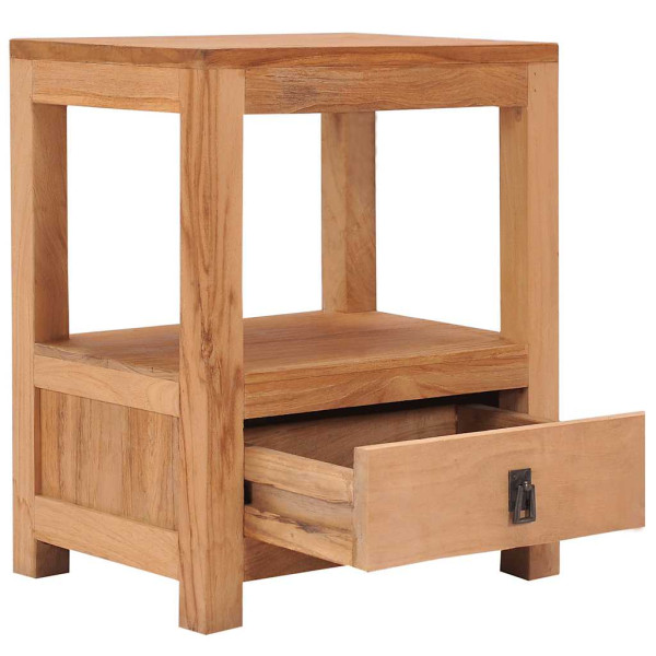 Szafka Nocna Drewniana Komoda Stolik Nocny Do Sypialni 40 x 30 x 50 cm