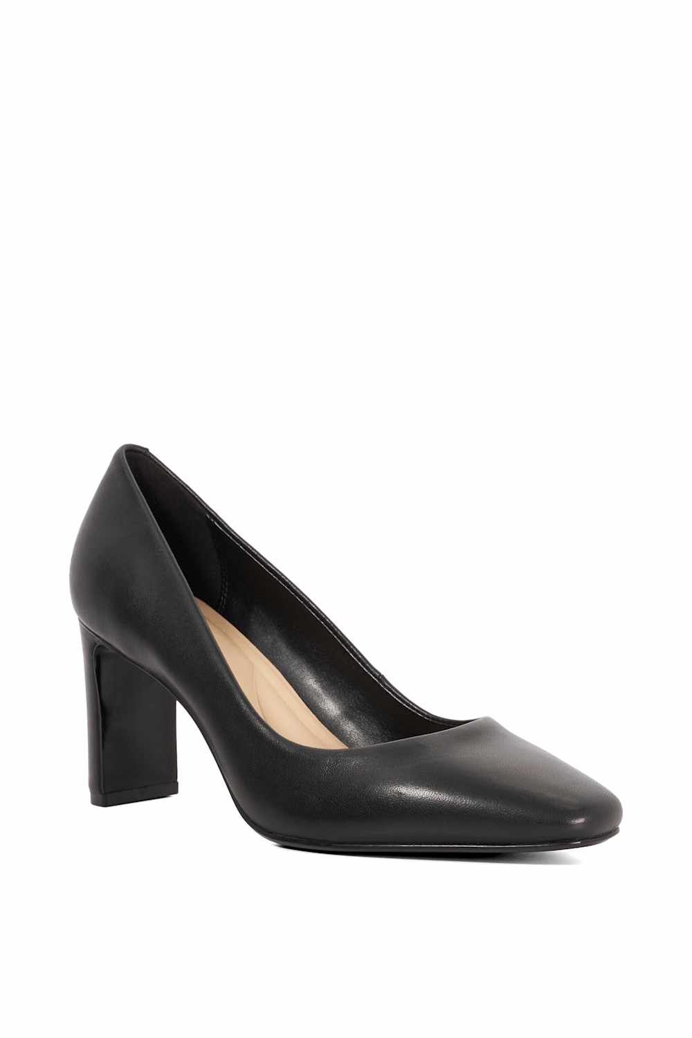 Dune London Arriving' Leather Court Shoes