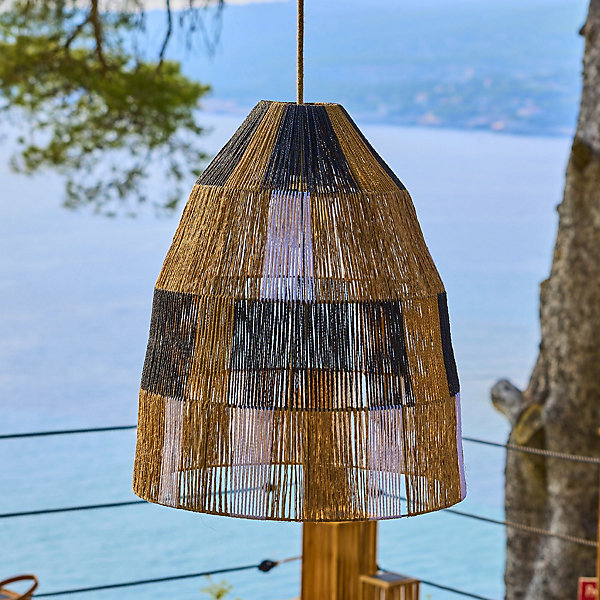 Abat jour naturel seul ZAHARA H58cm