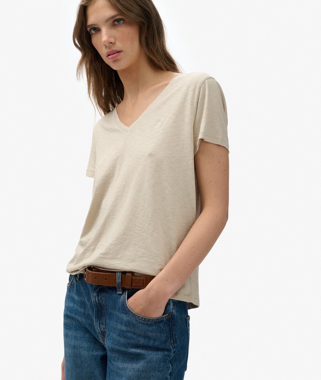 Studios Slub Embroidered T-Shirt