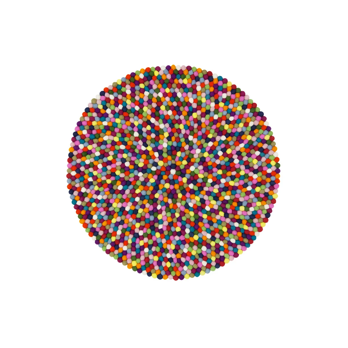 myfelt - Lotte Filzkugelteppich rund