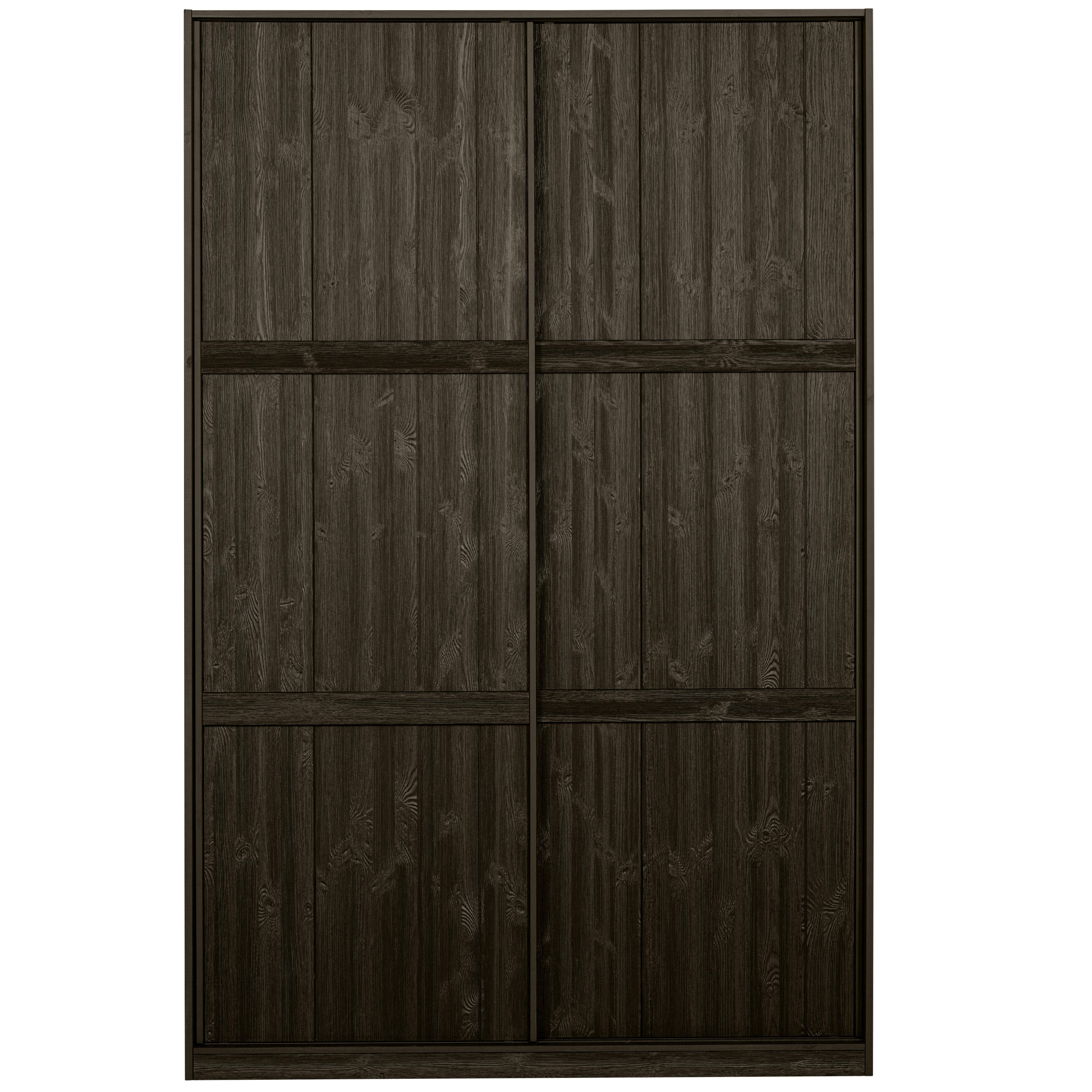 BEPUREHOME - Armoire de rangement en pin brossé cèdre