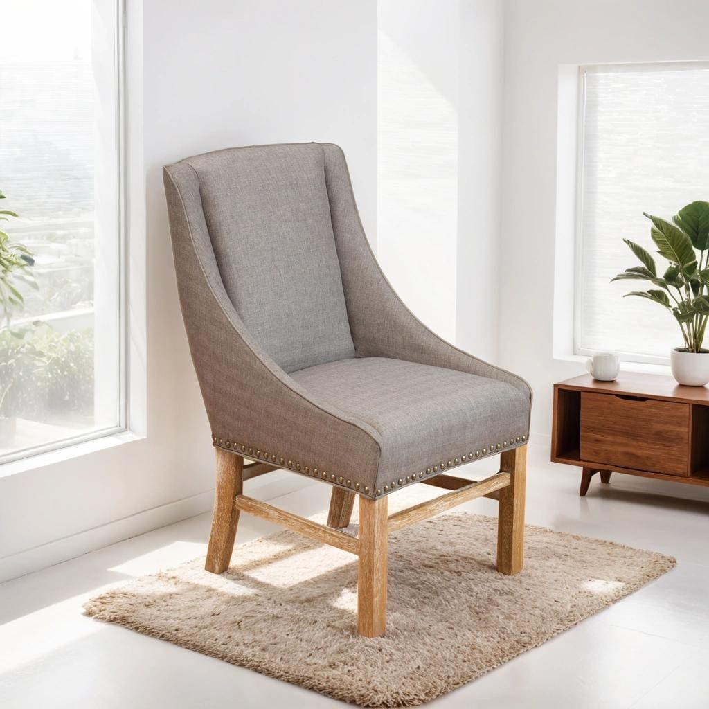 Upholstered Fabric Chair Dining Chair