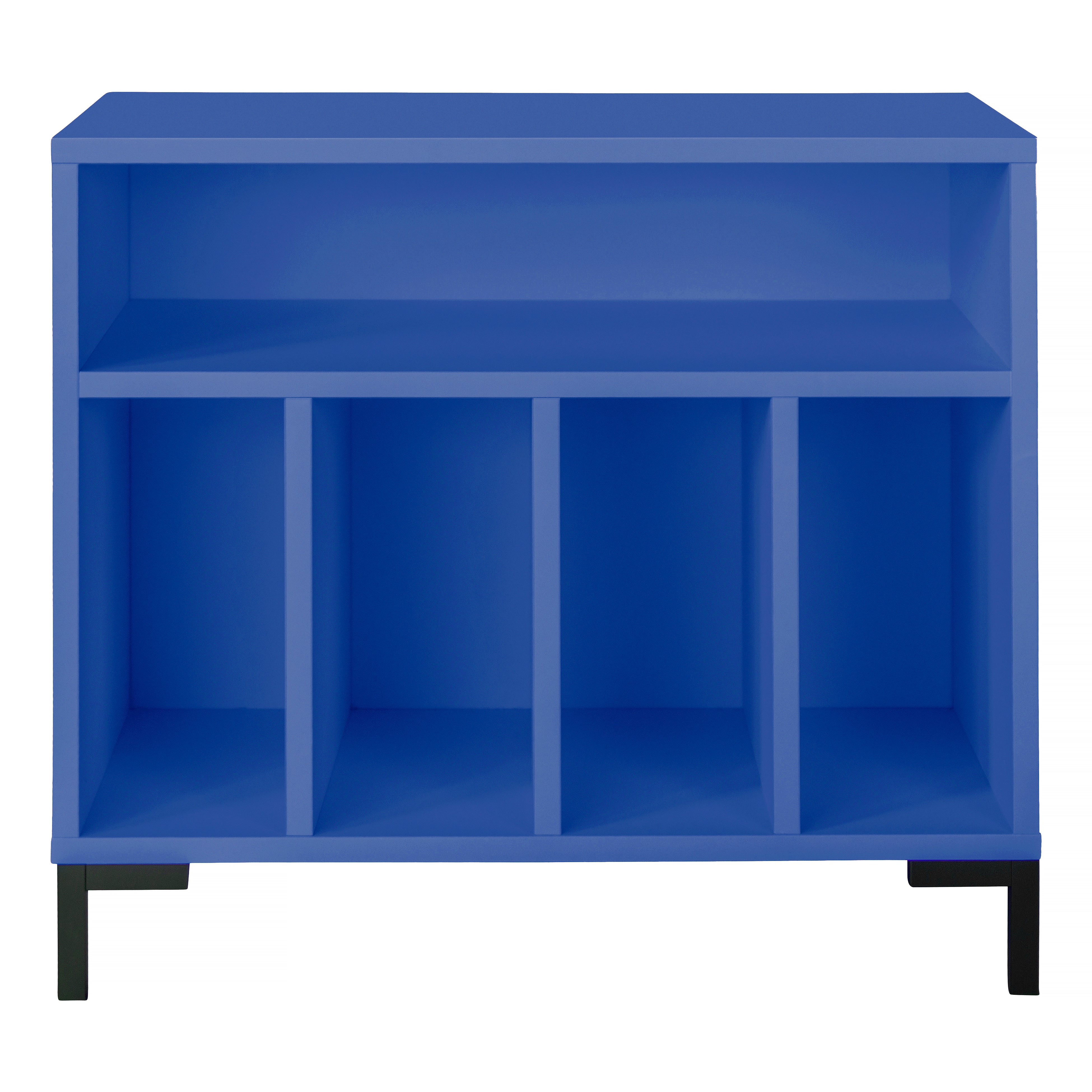 Kast voor platen blauw