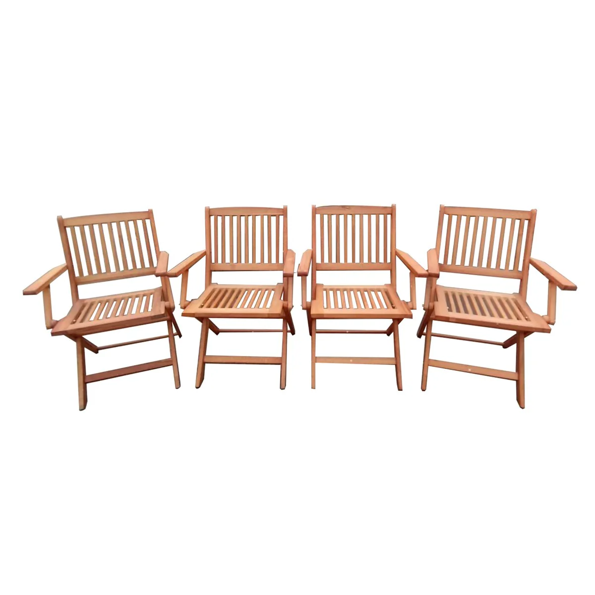 Set of 4 Indoor or Outdoor Foldable Chairs