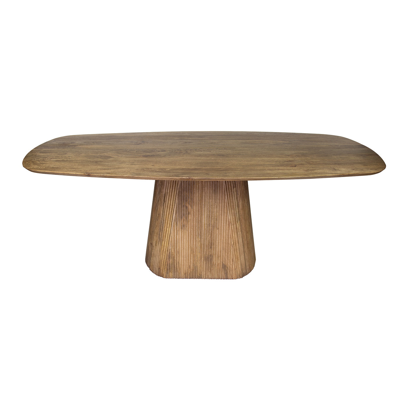 Giga Meubel Eettafel Wave - Naturel Hout - 215x105x77cm