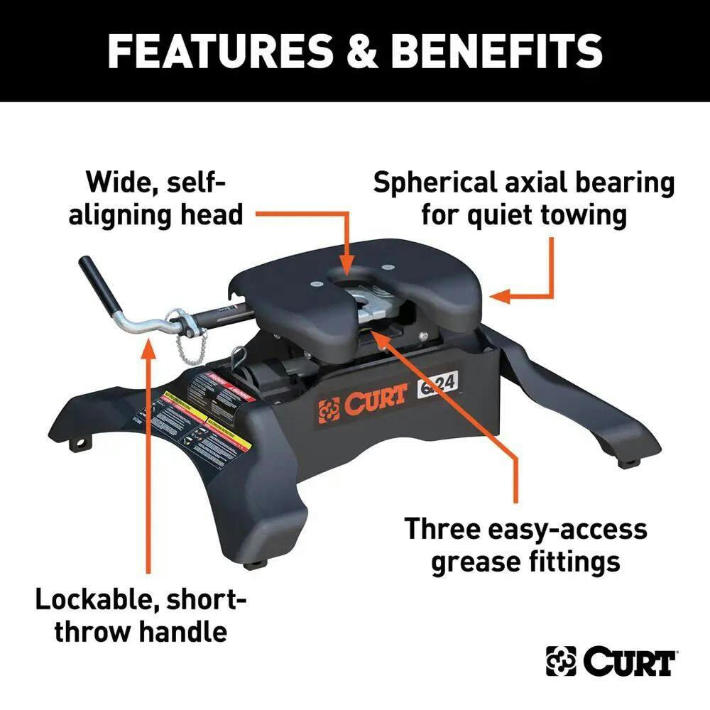 CURT Q24 5th Wheel Hitch, Select Models