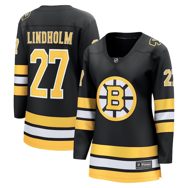 Hampus Lindholm Boston Bruins  Women's Home Breakaway Player Jersey - Black