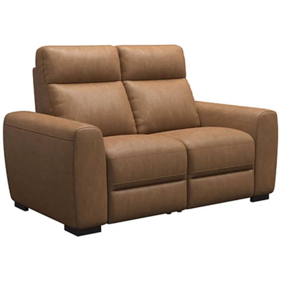 Bank James 2-zits - stof Supple - cognac