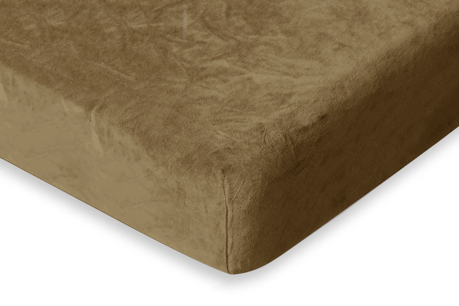 Eleganzzz Hoeslaken Flanel Fleece 35cm Hoekhoogte - gold