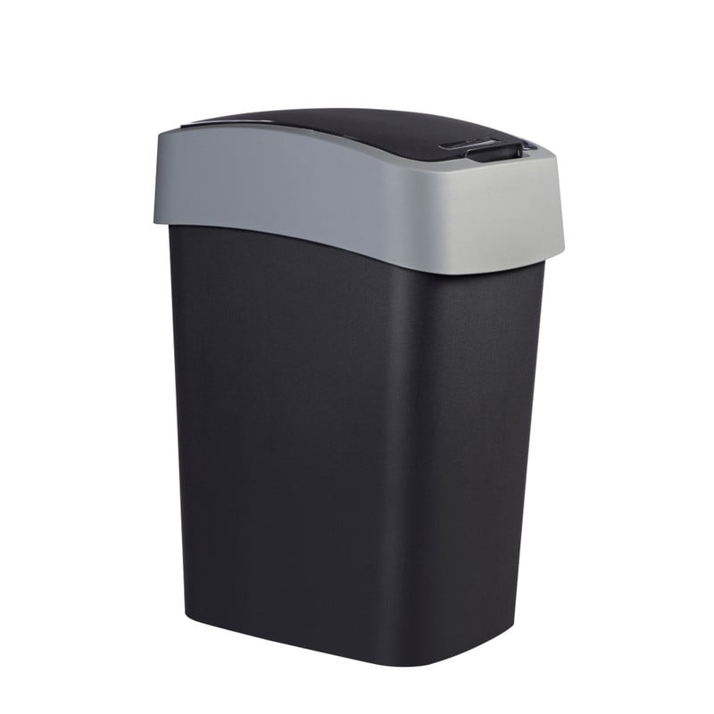 Curver flip bin prullenbak - grijs - 45 liter