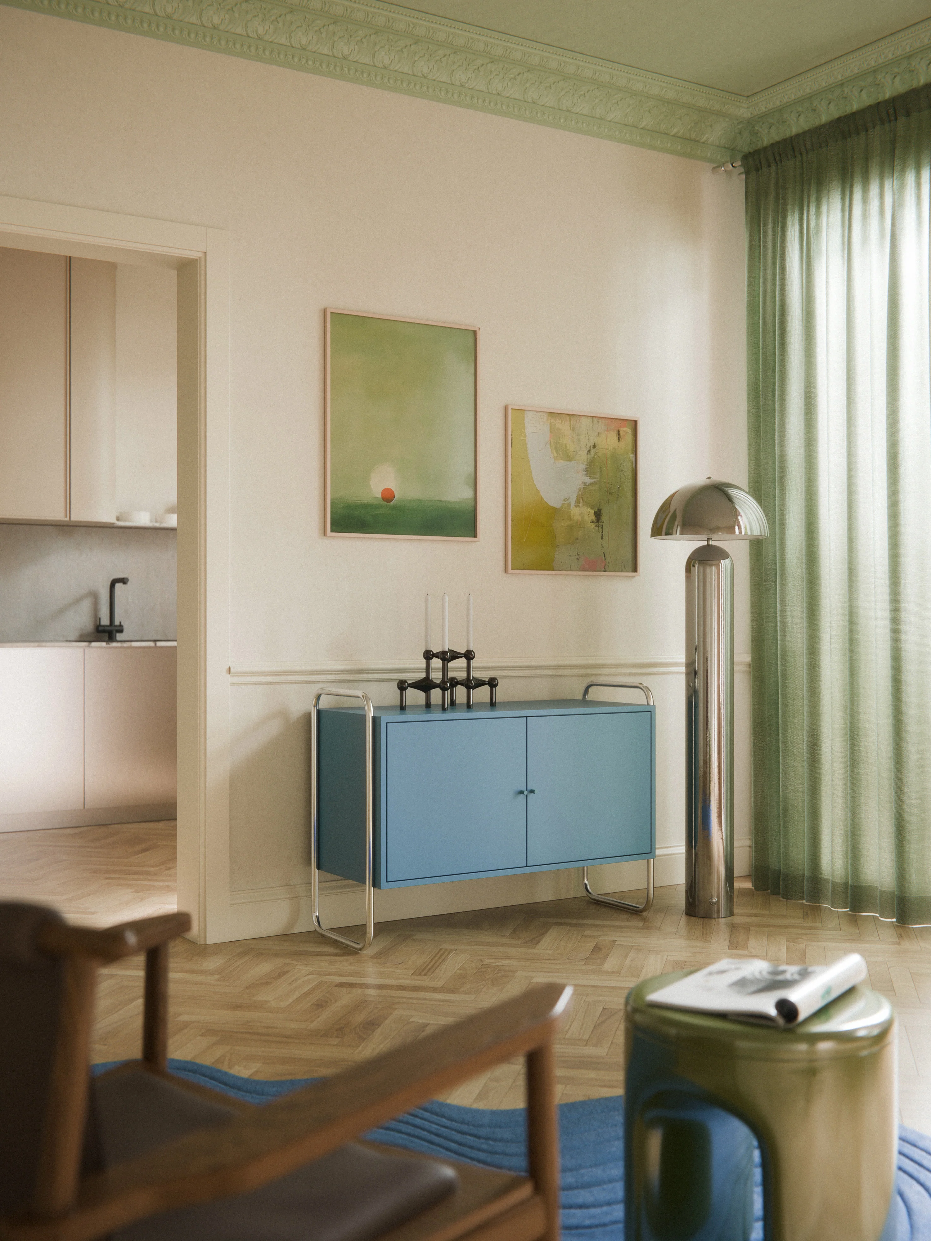 Metall-Sideboard Robyn