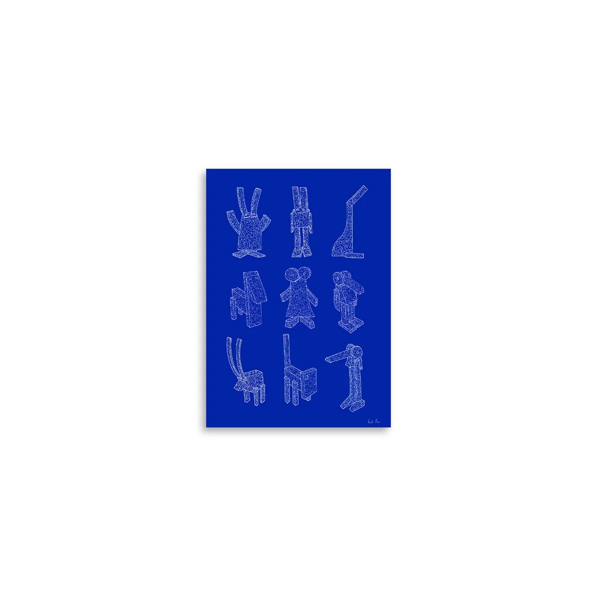 Paper Collective - Offcut Animals Poster