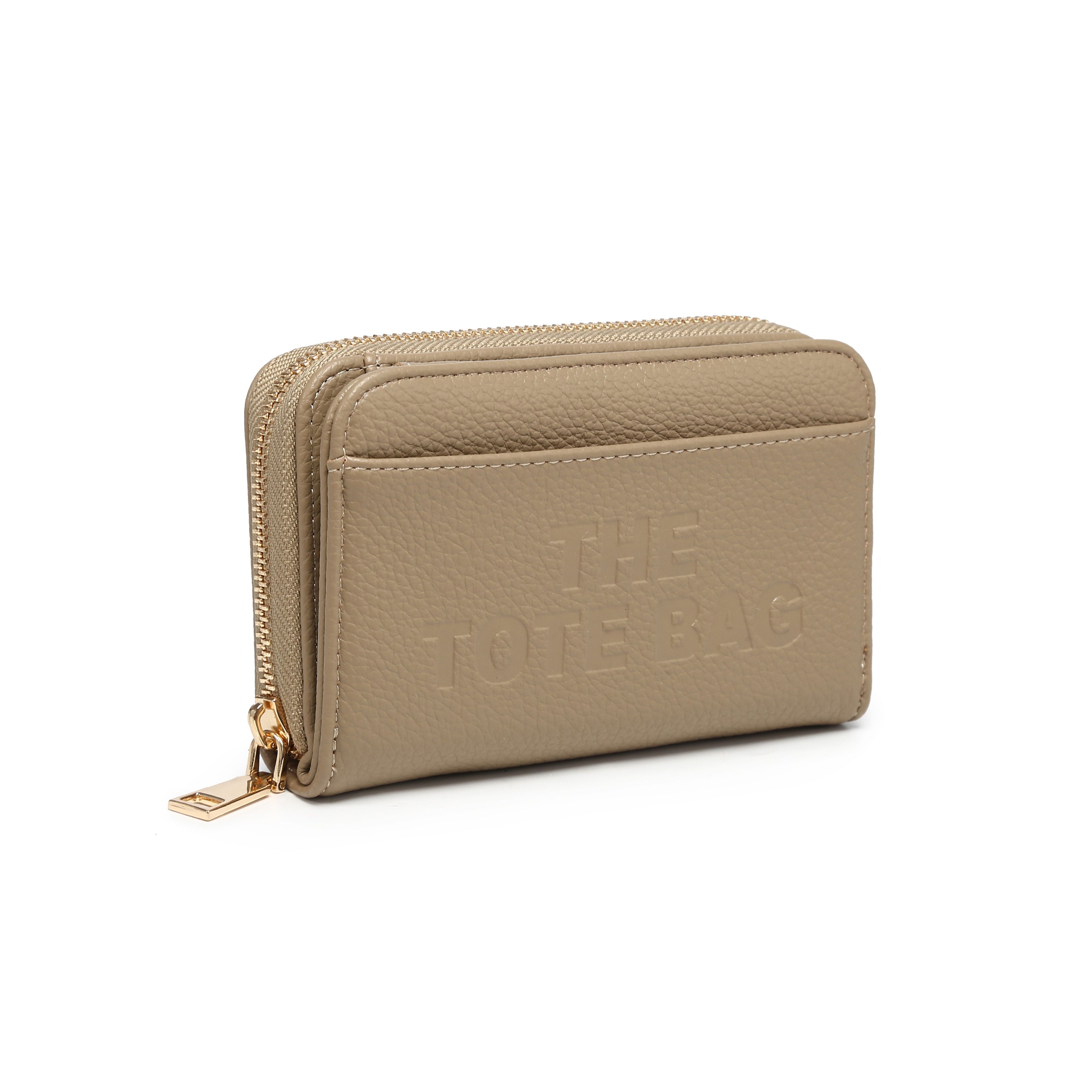 JFY Faux Leather Snap-Fastening Purse With 8 Card Slots