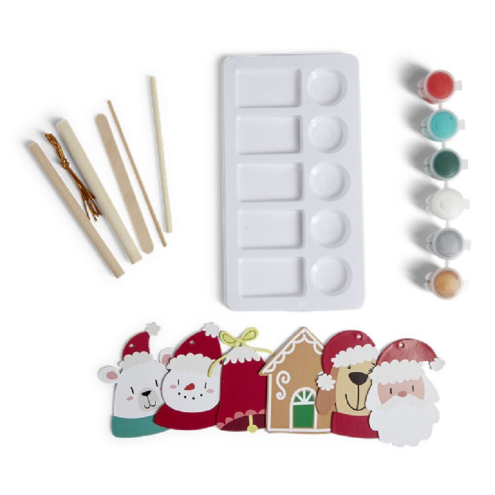 Suspension de No&euml;l à confectionner x6