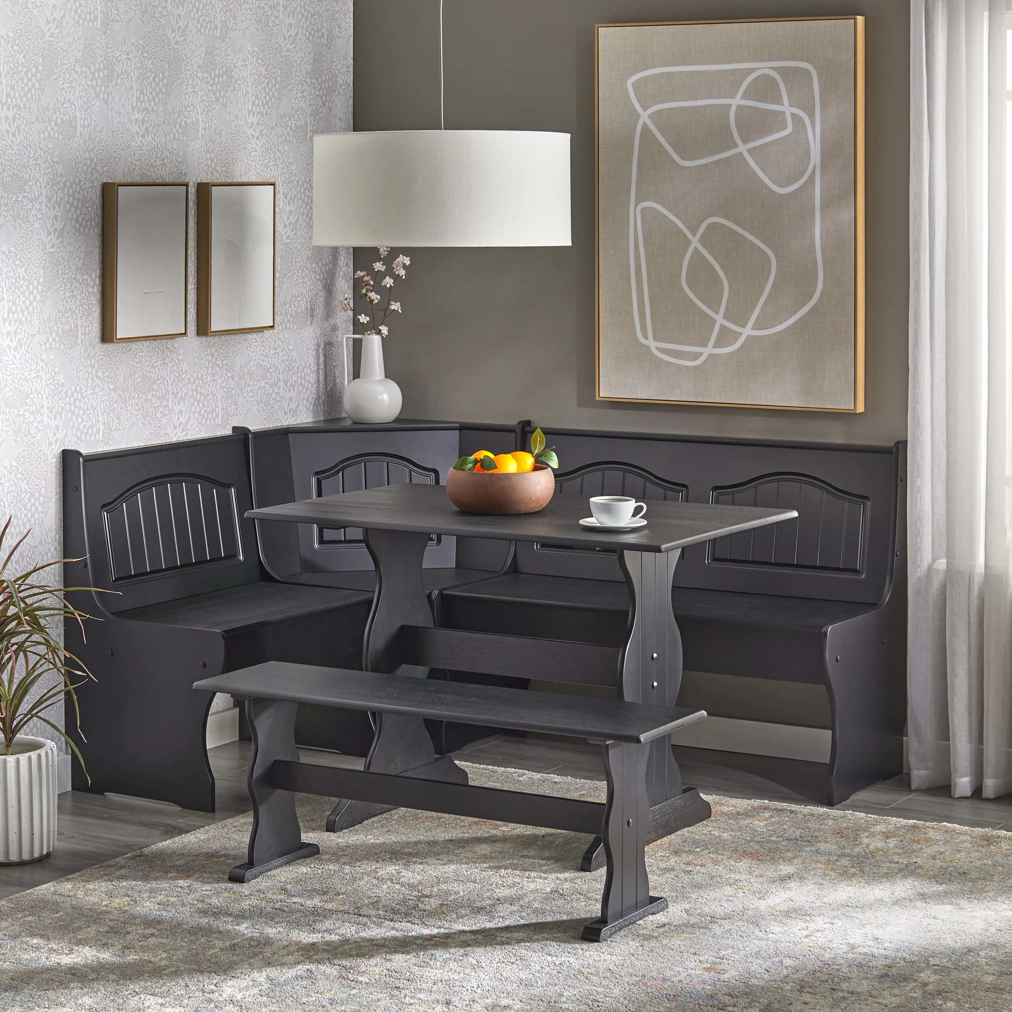 Simple Living Washington 3-piece Breakfast Nook with Storage