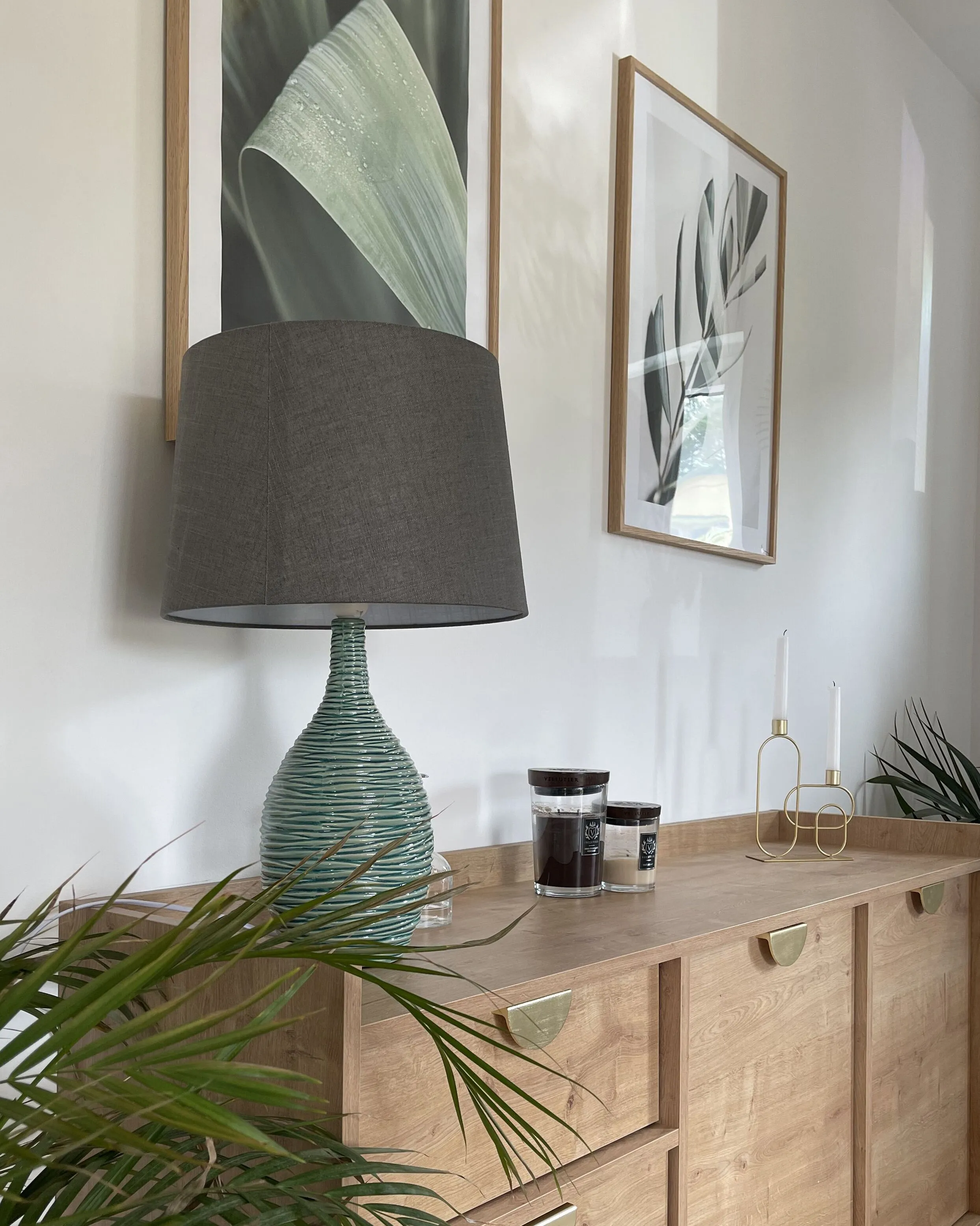Table Lamp ATSAS Ceramic Dark Green