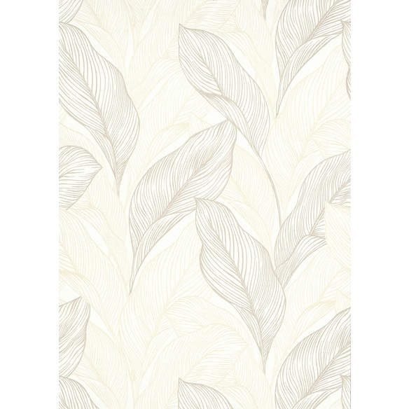 Vliestapete »Guido Maria Kretschmar«, 10,05x0,53m, Blatt creme