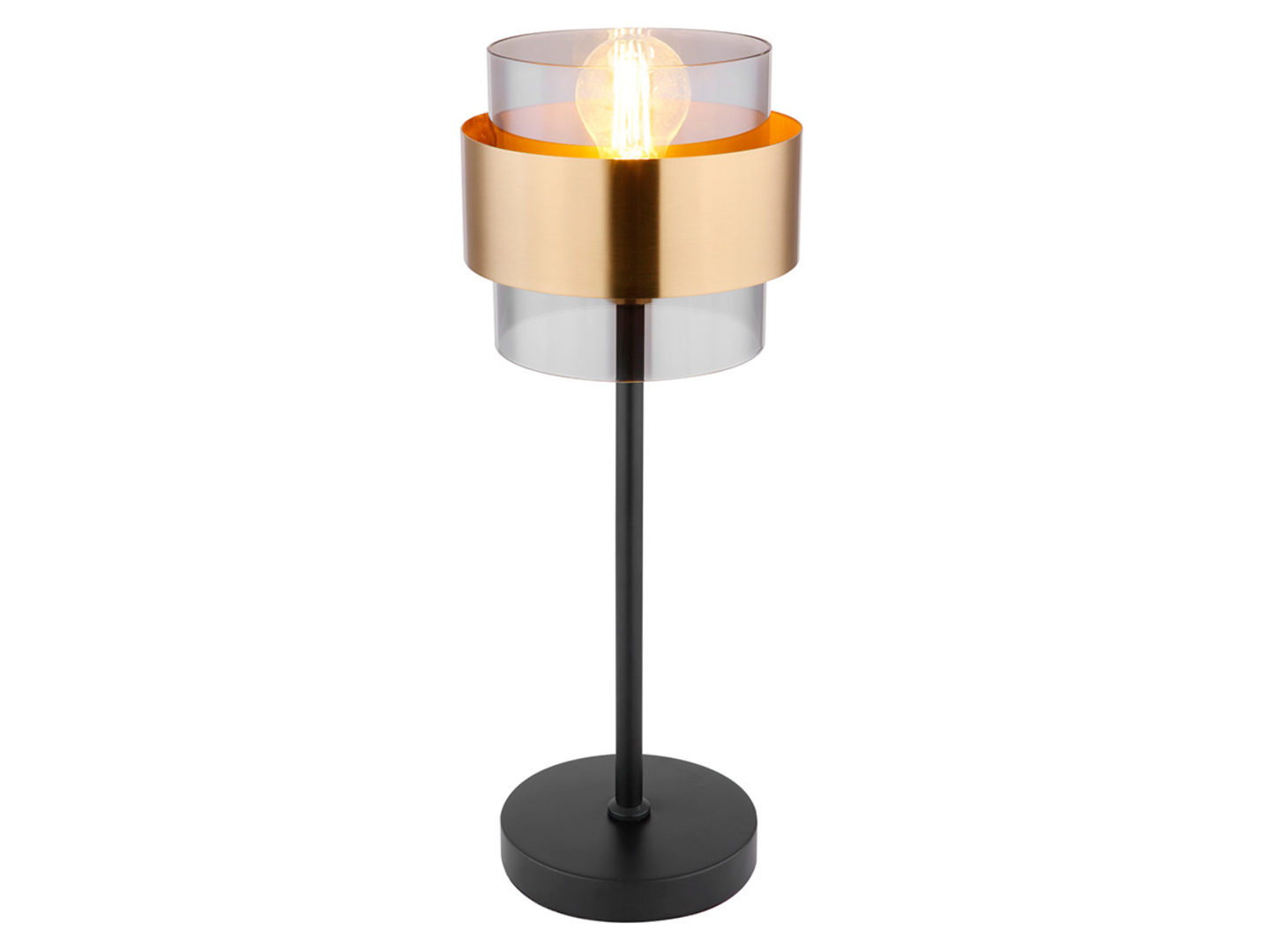 Lampa stołowa Milley metalowa czarna
