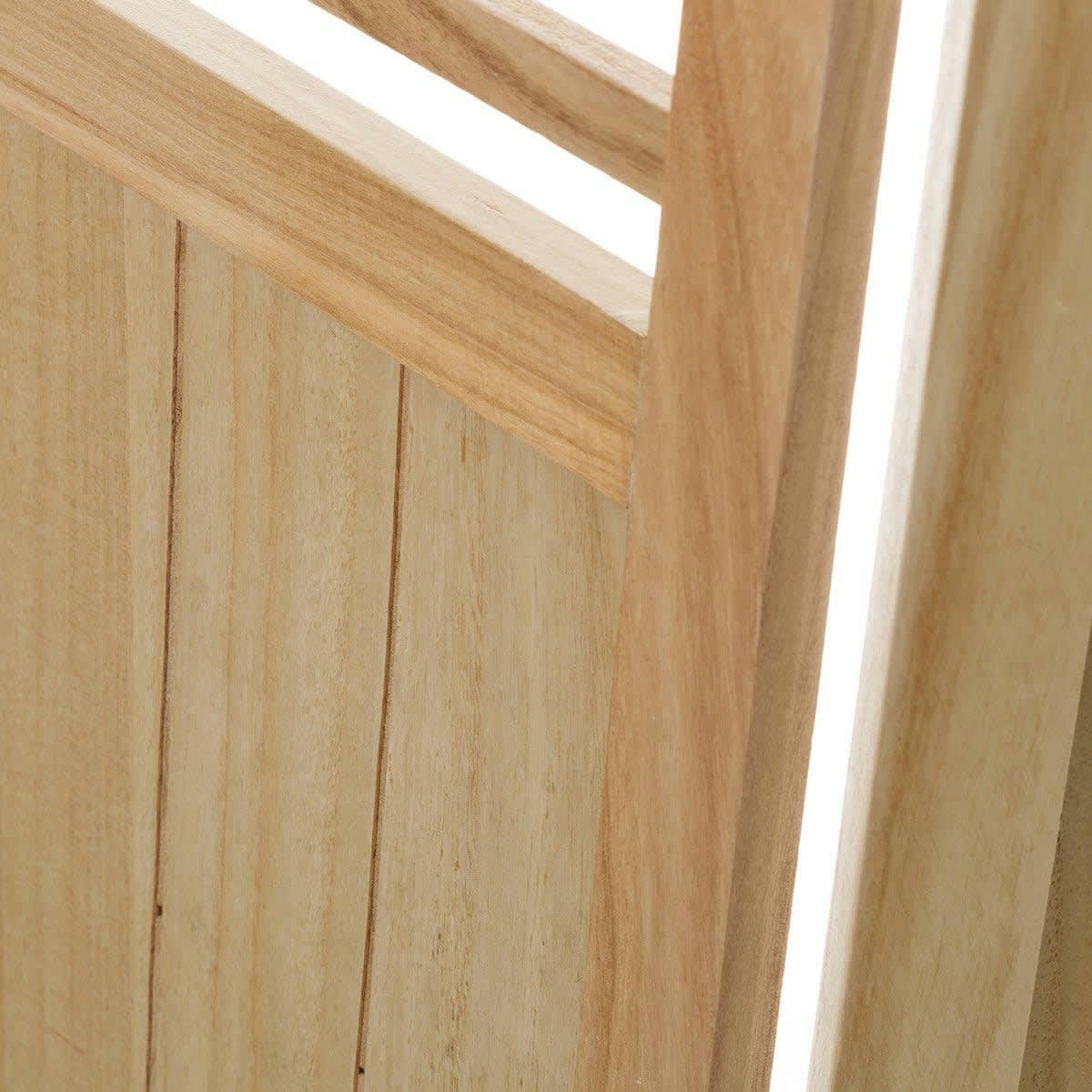 PALOWNIA - Paravent 3 panneaux en bois de palownia