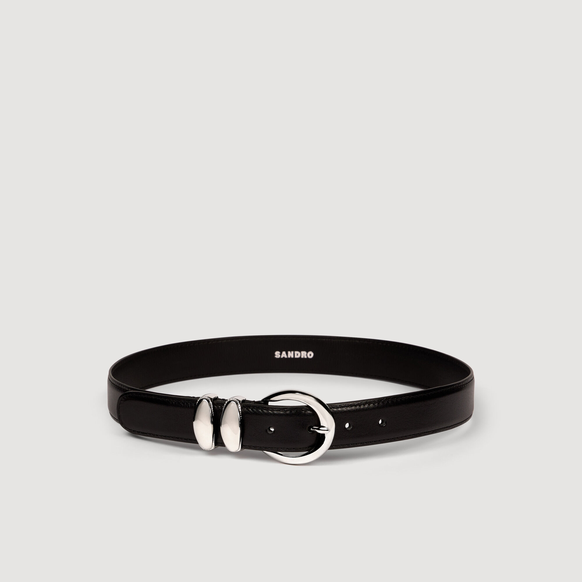 Ceinture en cuir lisse