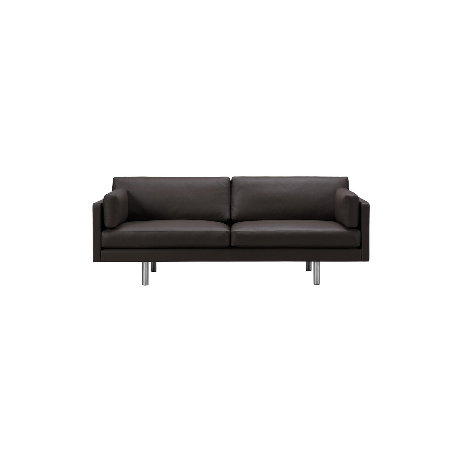 EJ220 2 pers. sofa, dark brown