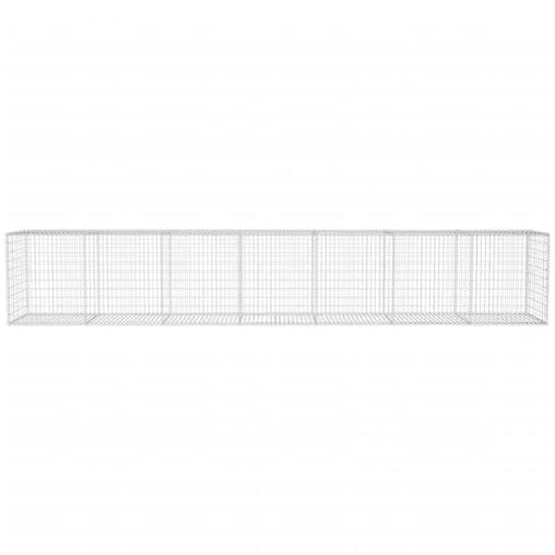 NNEVL Gabion Wall with Cover Galvanised Steel 600x50x100 cm