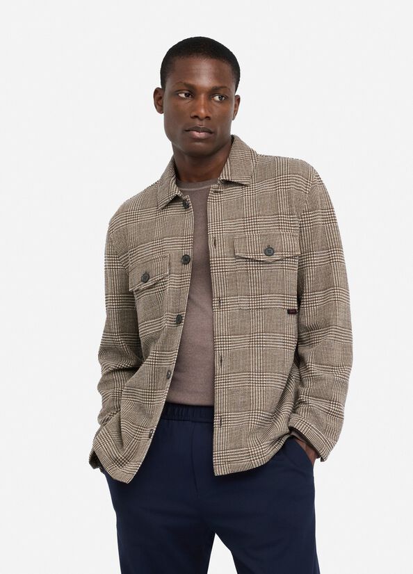 Camicia Principe di Galles in cotone