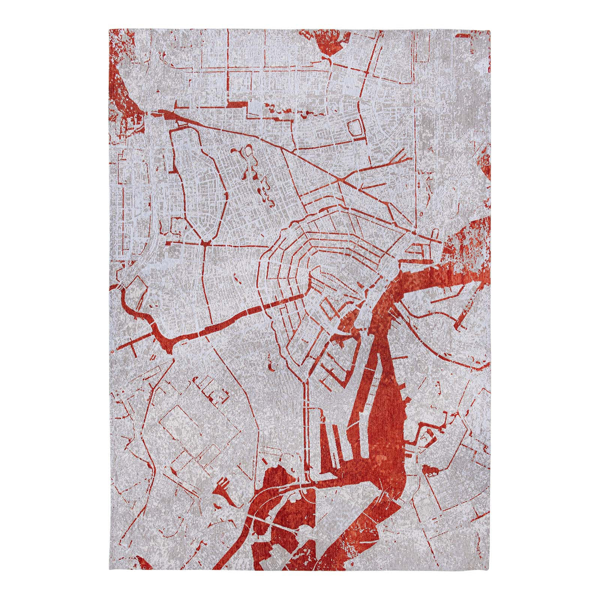 Louis De Poortere vloerkleed Orange Cut - rood - 100x140cm
